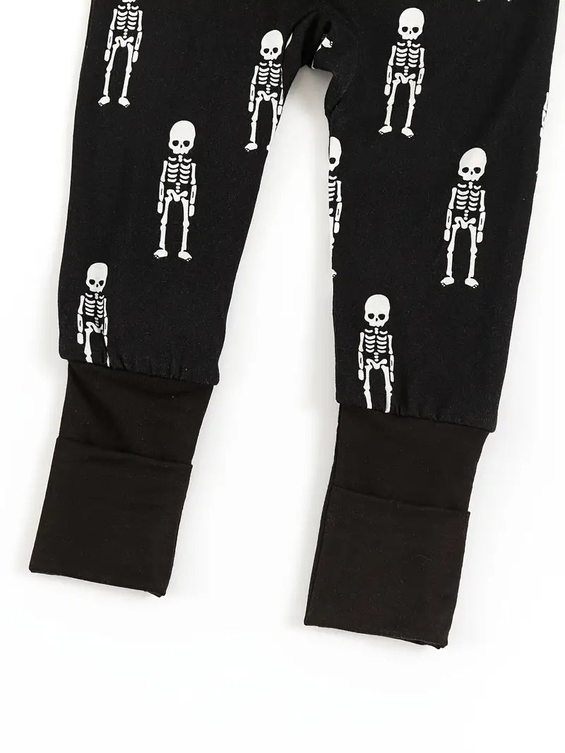 Little Skellies bamboo zip