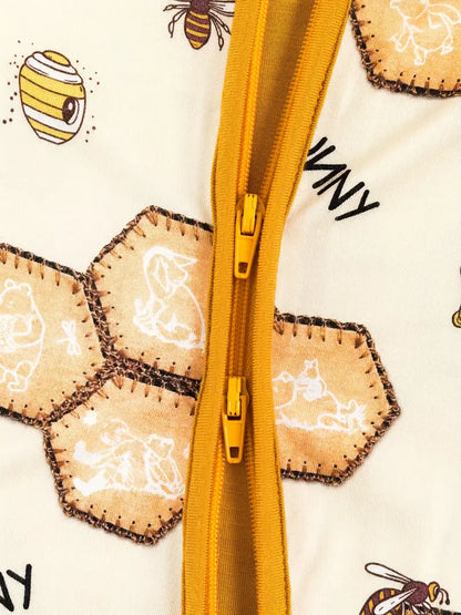 Hunny Pooh bamboo zip