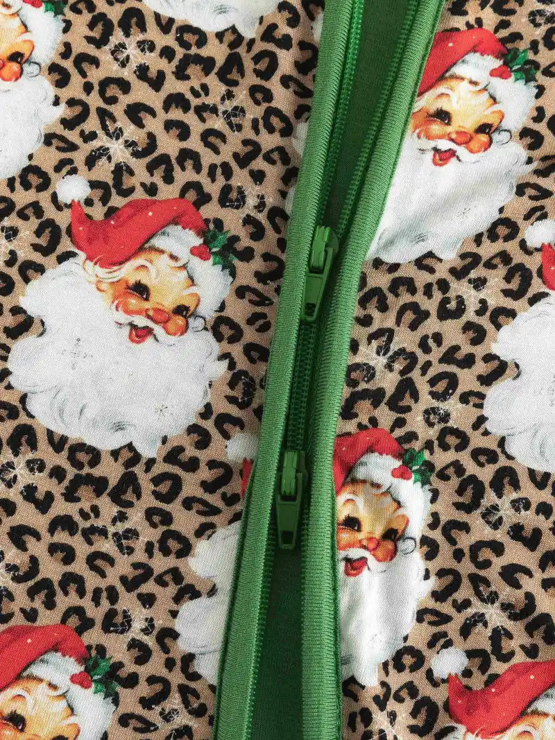 Christmas Whimsy bamboo zippy