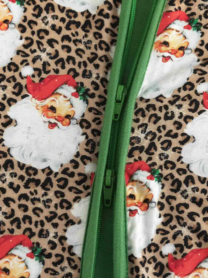 Christmas Whimsy bamboo zippy