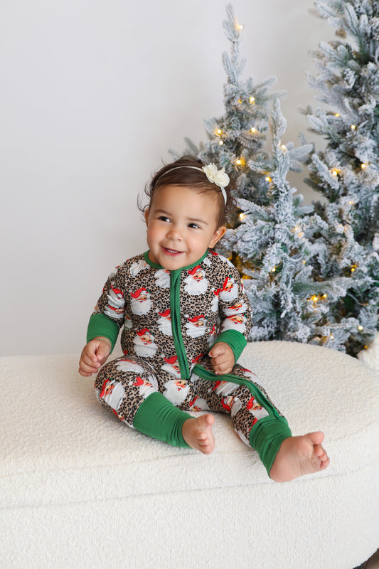 Christmas Whimsy bamboo zippy