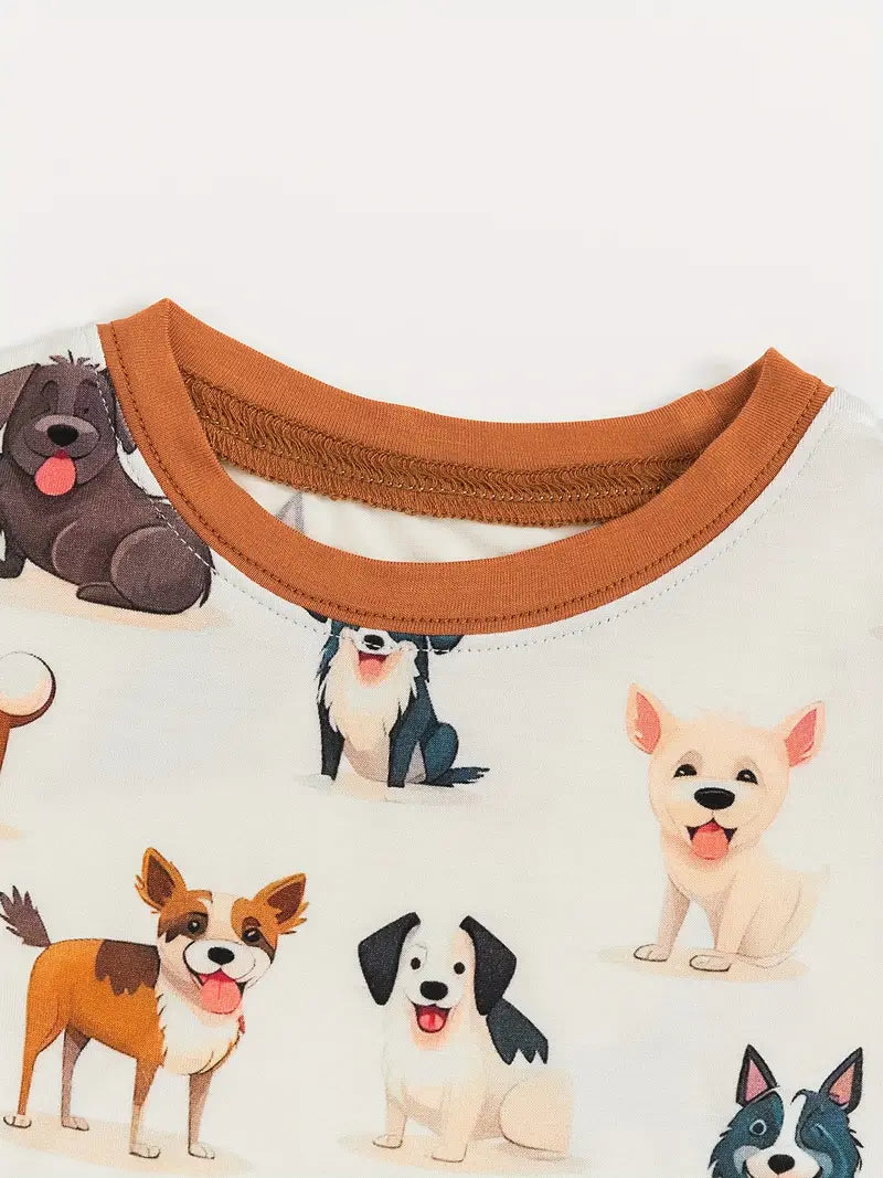 Pawsome Puppy Two-pieces pajama set
