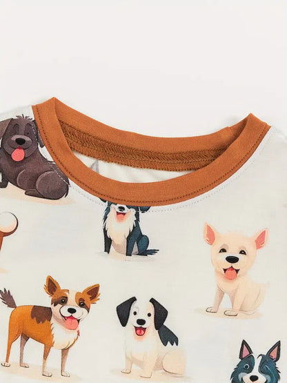 Pawsome Puppy Two-pieces pajama set