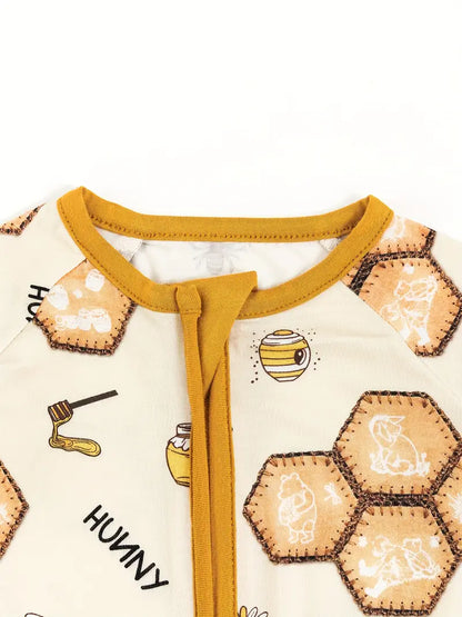 Hunny Pooh bamboo zip