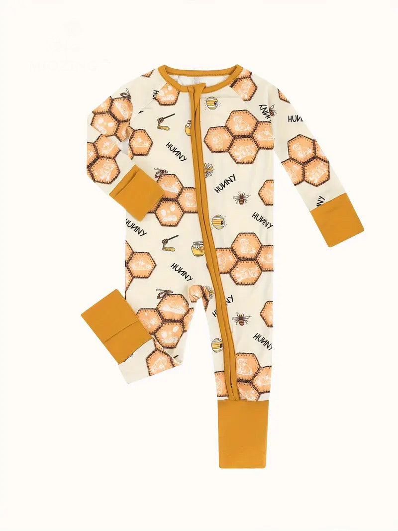 Hunny Pooh bamboo zip