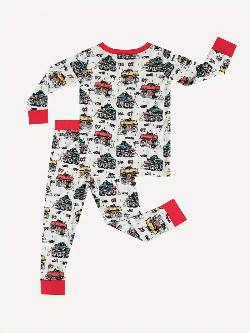Monster Truck Two-pieces pajama set