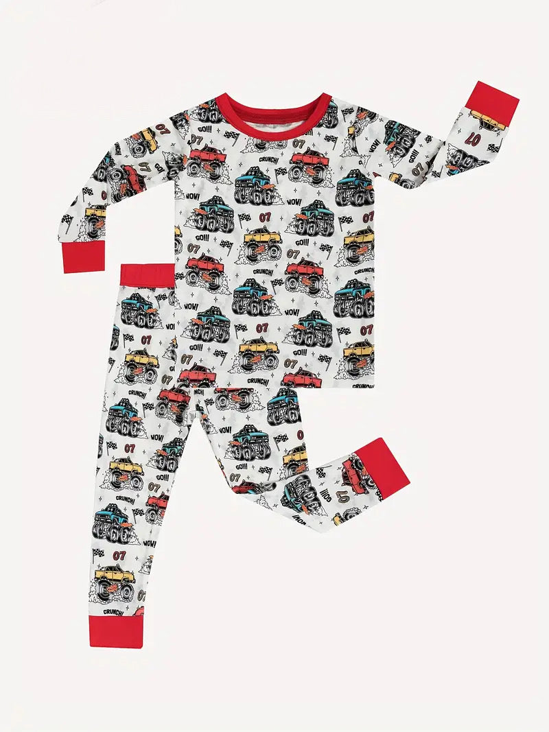 Monster Truck Two-pieces pajama set