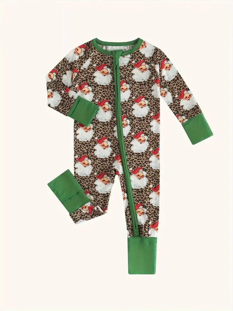 Christmas Whimsy bamboo zippy