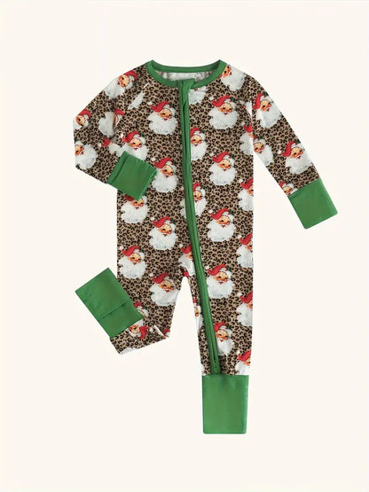 Christmas Whimsy bamboo zippy