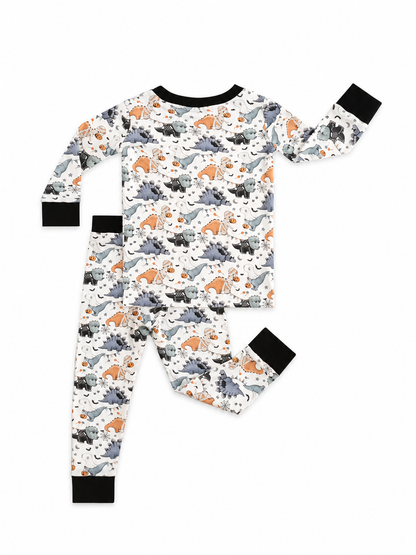 Spooky Dino Bamboo 2-piece set