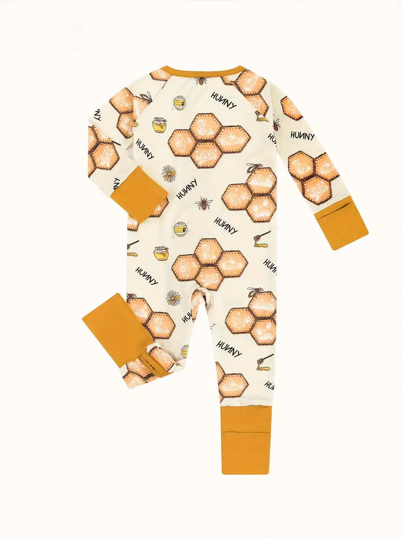 Hunny Pooh bamboo zip