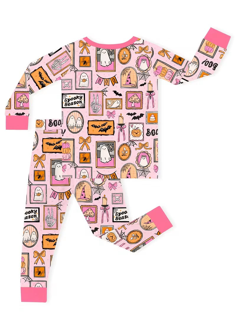 Pink Spooky Bamboo 2-piece set