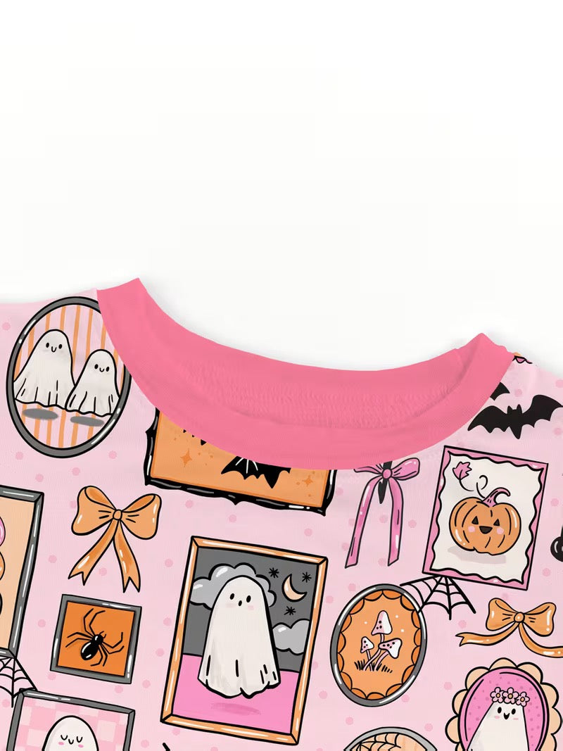 Pink Spooky Bamboo 2-piece set