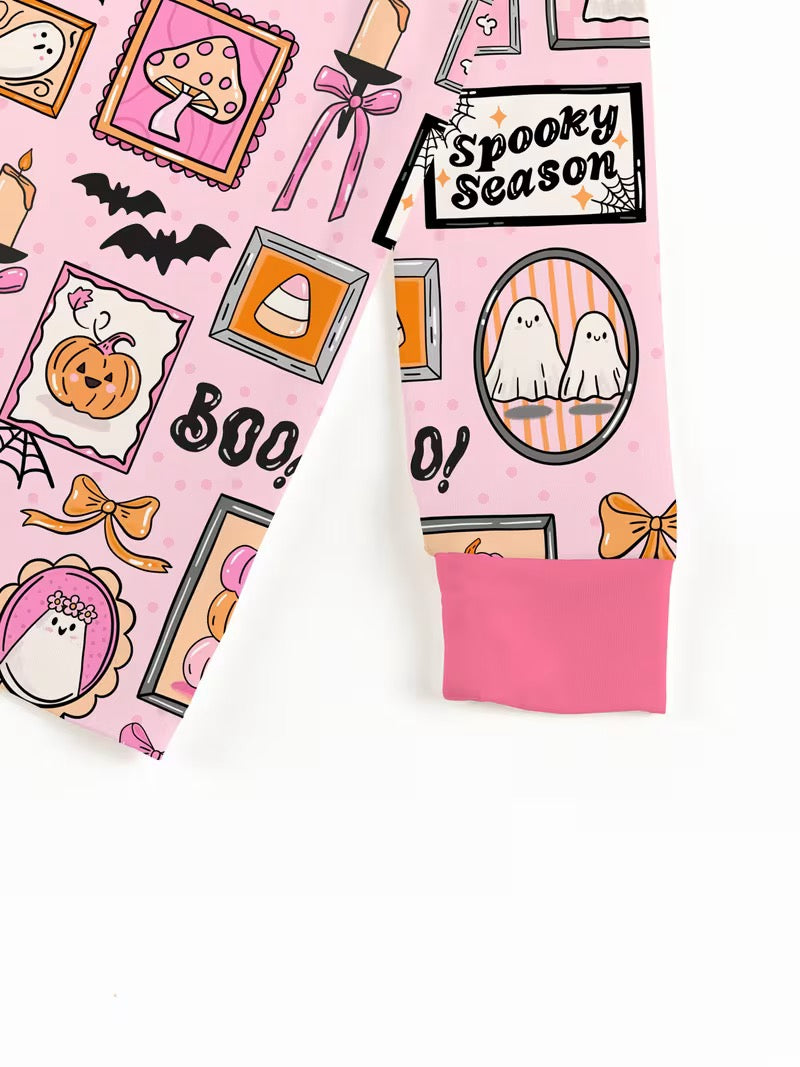 Pink Spooky Bamboo 2-piece set