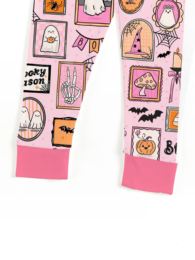 Pink Spooky Bamboo 2-piece set