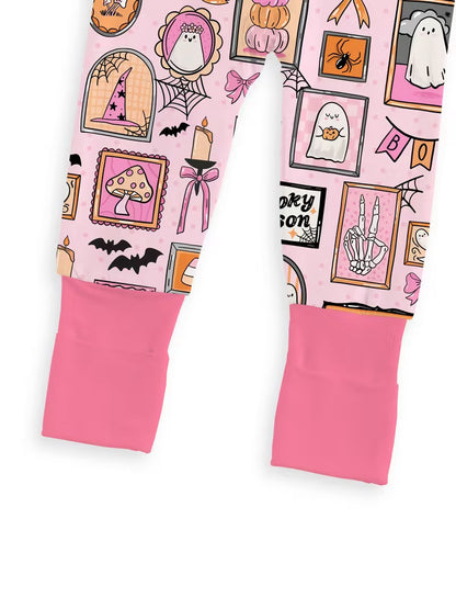 Spooky Pink Bamboo Zippy