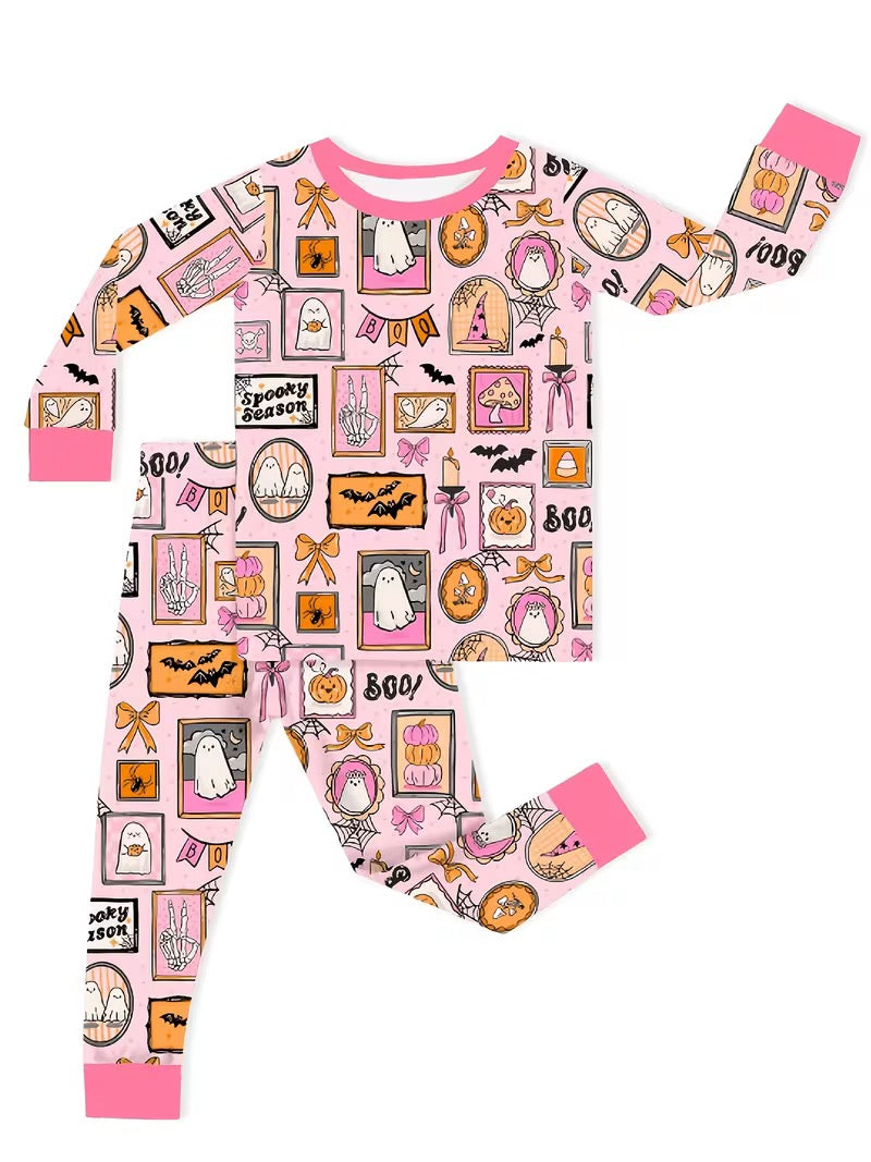 Pink Spooky Bamboo 2-piece set