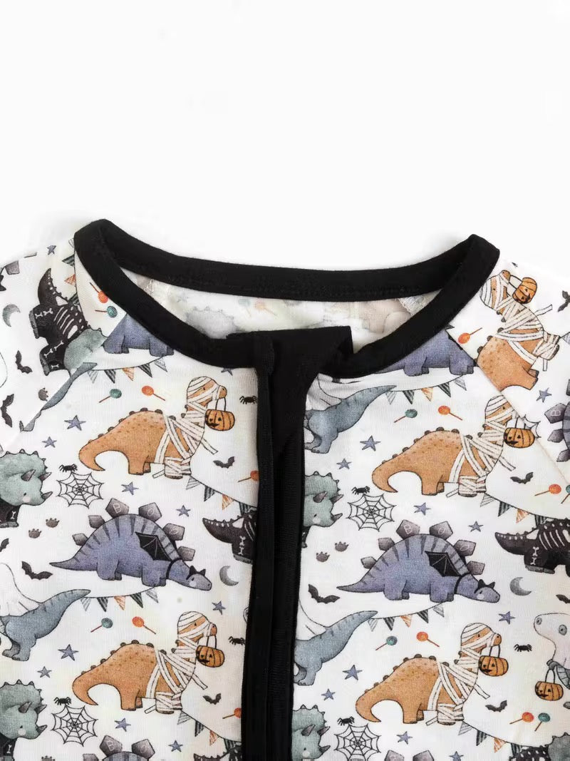 Spooky Dino Bamboo Zippy