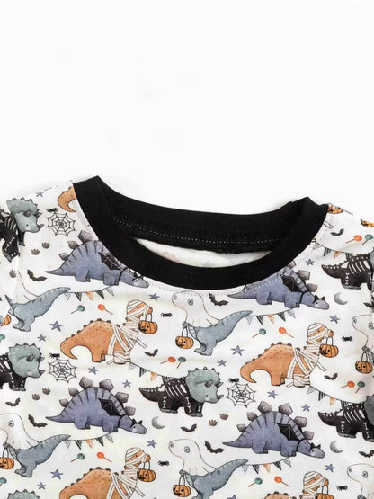 Spooky Dino Bamboo 2-piece set