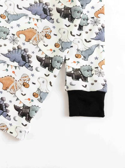 Spooky Dino Bamboo 2-piece set